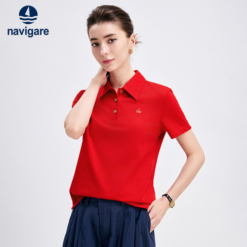 小帆船夏季短袖Polo衫