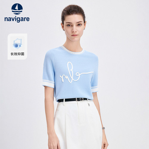 Navigare意大利小帆船休闲polo衫