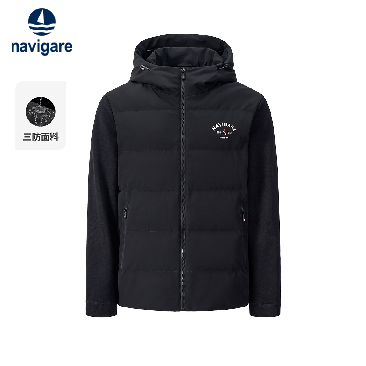 意大利小帆船休闲鸭绒羽绒服