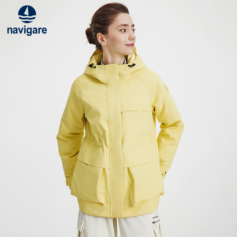 Navigare三防连帽厚款羽绒服
