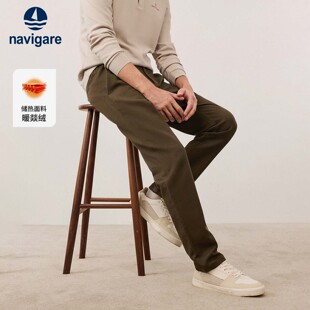 天丝 百搭直筒裤 Navigare意大利小帆船通勤休闲裤 秋冬新款 子 男士