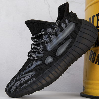 49大尺码鞋子男鞋夏季透气网面飞织48运动休闲轻便软底鞋男0315k