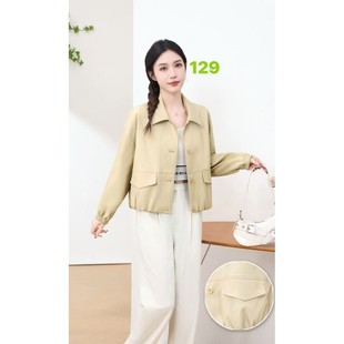 外套休闲外出外套hw582 春秋短款 2025新款 时尚