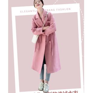 HS158羊绒大衣女2025新款秋冬时显气质高端轻奢双面呢大衣外套