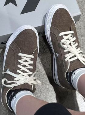 Converse/匡威One Star系列经典复古耐磨男女低帮翻毛皮板鞋