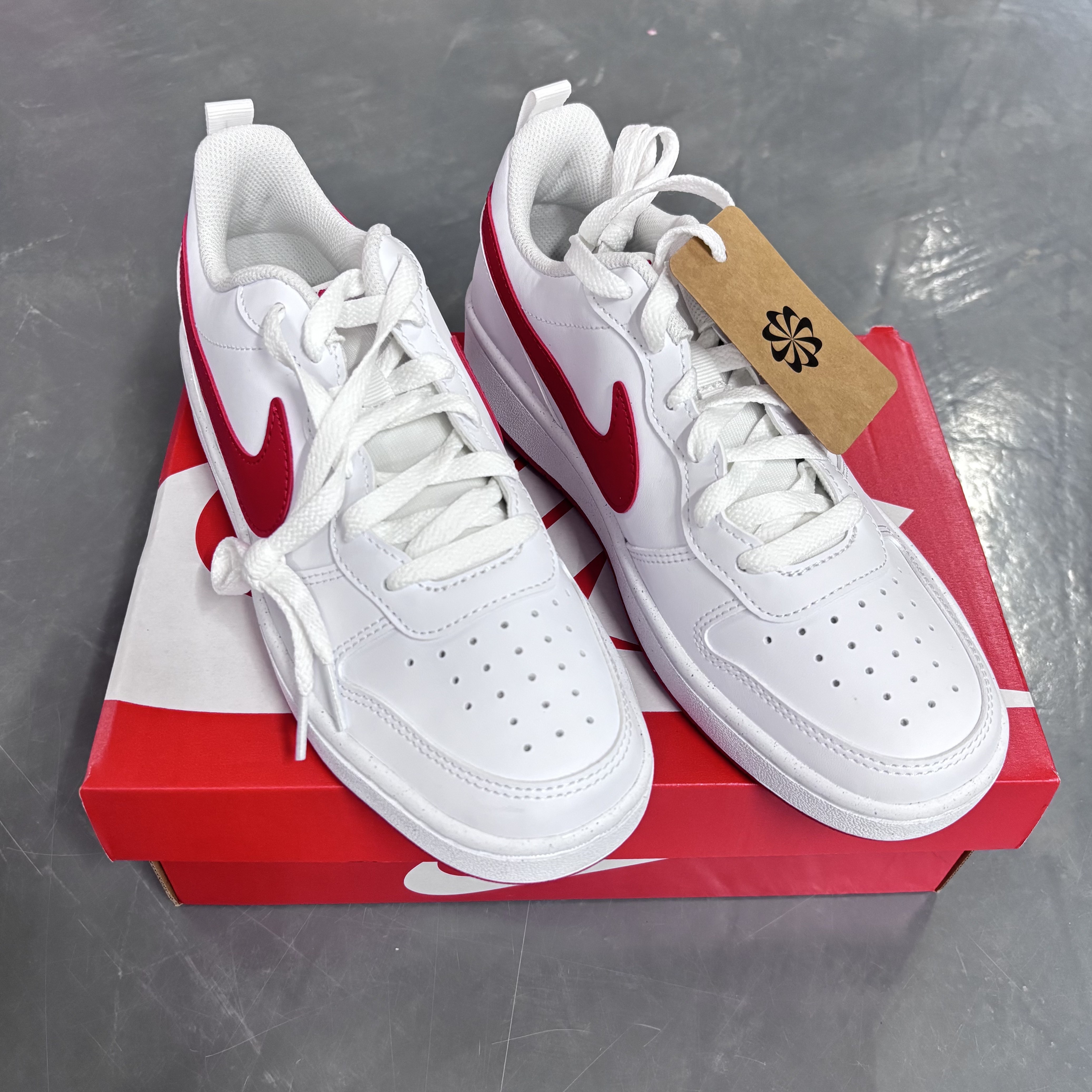 Nike COURT BOROUGH RECRAFT GS耐克百搭低帮大童板鞋DV5456-143
