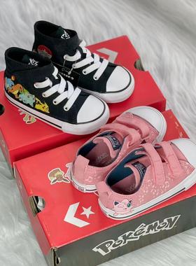 Converse×Pokemon匡威宝可梦联名卡通婴童帆布鞋A01232C/A01229C