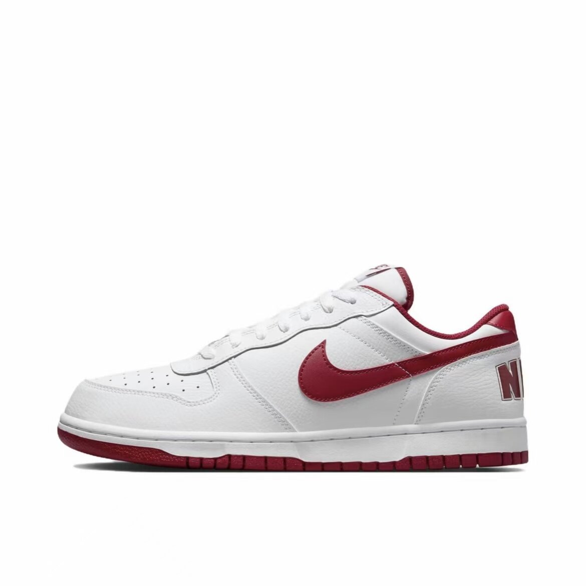 Nike BIG LOW耐克舒适百搭透气运动休闲复古低帮黑白色板鞋355152