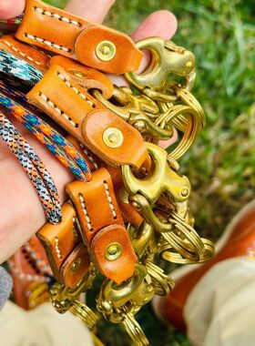 本儿哥手工挂绳摩托车钥匙挂件手机挂绳耳机证件卡包1米可调节