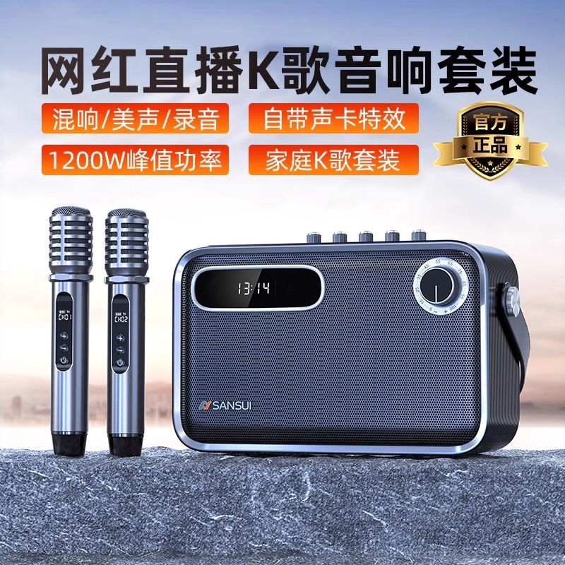 山水Z5户外音响k歌广场舞新款移卡多功能一体机音箱动大功率声