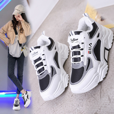 ins超火加绒老爹鞋百搭网红休闲运动鞋