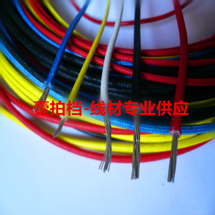 工厂直销 UL3122 24AWG 硅胶编织线 耐高温电子线 导线连接线加工