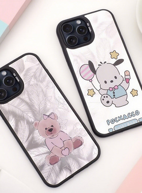 适用新款苹果11潮牌手机壳 iPhone15Promax高级感羽翼壳14plus/13promax渐变13防摔保护套软壳12卡通彩绘14