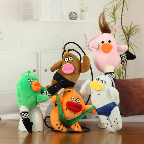 在逃疯子毛绒挂饰趣味精神搞笑丑萌玩偶创意包挂件钥匙扣公仔玩具