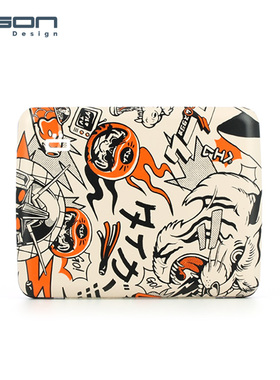 法国OGON欧夹卡片包时尚防水铝制信用卡盒插画联名商务银行卡包