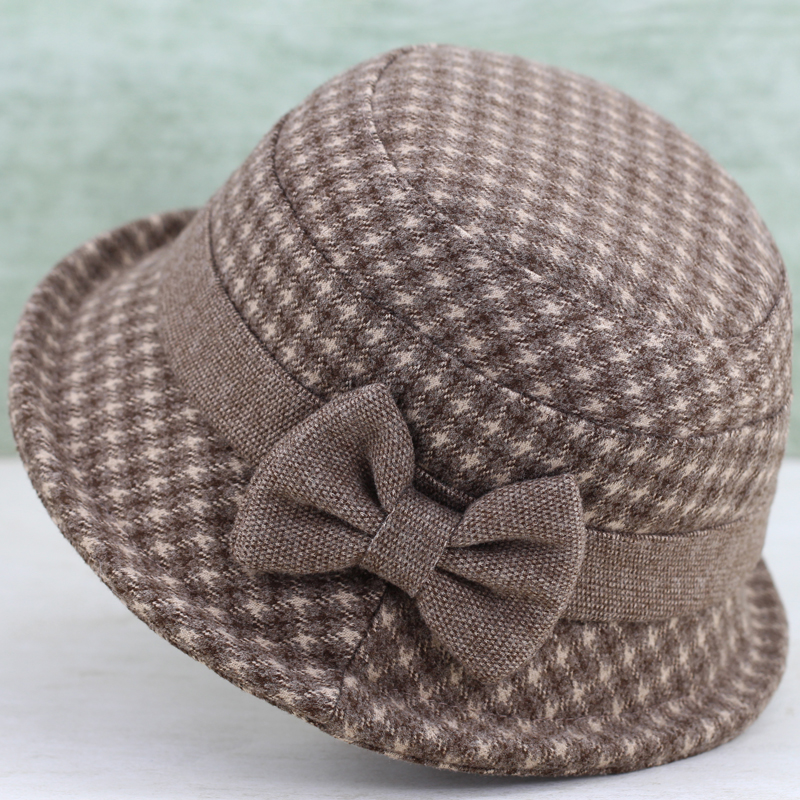 中老年人帽子女秋冬天妈妈棉帽