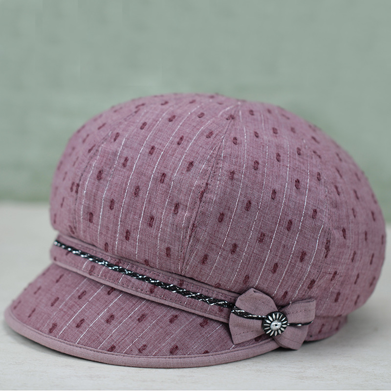 女春秋薄款短檐休闲帽秋季单帽子