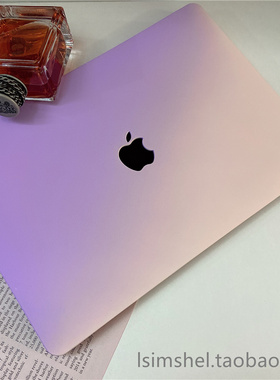 SHELL丨MacBook苹果笔记本Air13保护壳M1Pro15紫色渐变粉pro16Max