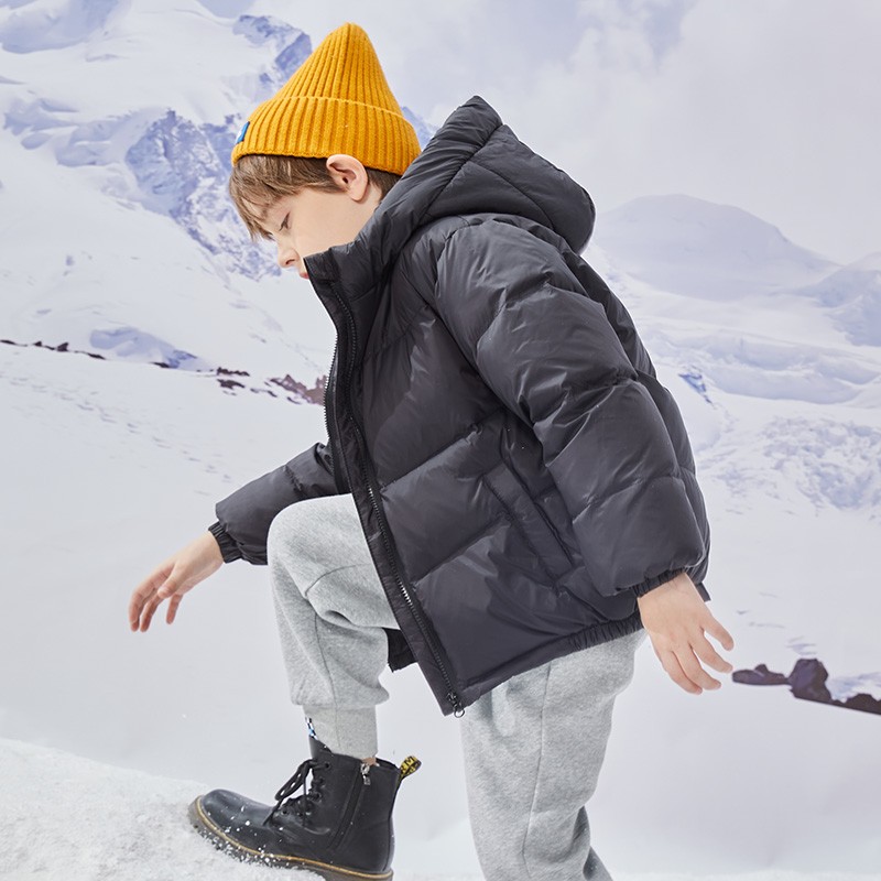 90白鹅绒加厚儿童羽绒服