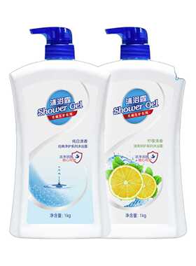 2026全新佳白大瓶沐浴露1000ml