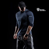 Guardians 运动连帽长袖 高弹薄绒长袖 修身 健身衣男 Monster