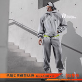 勇者无畏系列秋冬加绒宽松休闲运动卫衣套装 Monster Guardians 男