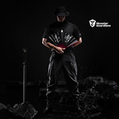 暗夜系列男子宽松机能风防水透气透湿运动长裤 Monster Guardians