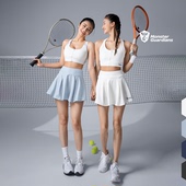 Monster Guardians运动羽毛网球防走光连体打底高腰百褶半身短裙