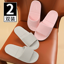 买一送一便携拖鞋 男 女士情侣居家休闲酒店出差旅行可折叠软底拖鞋