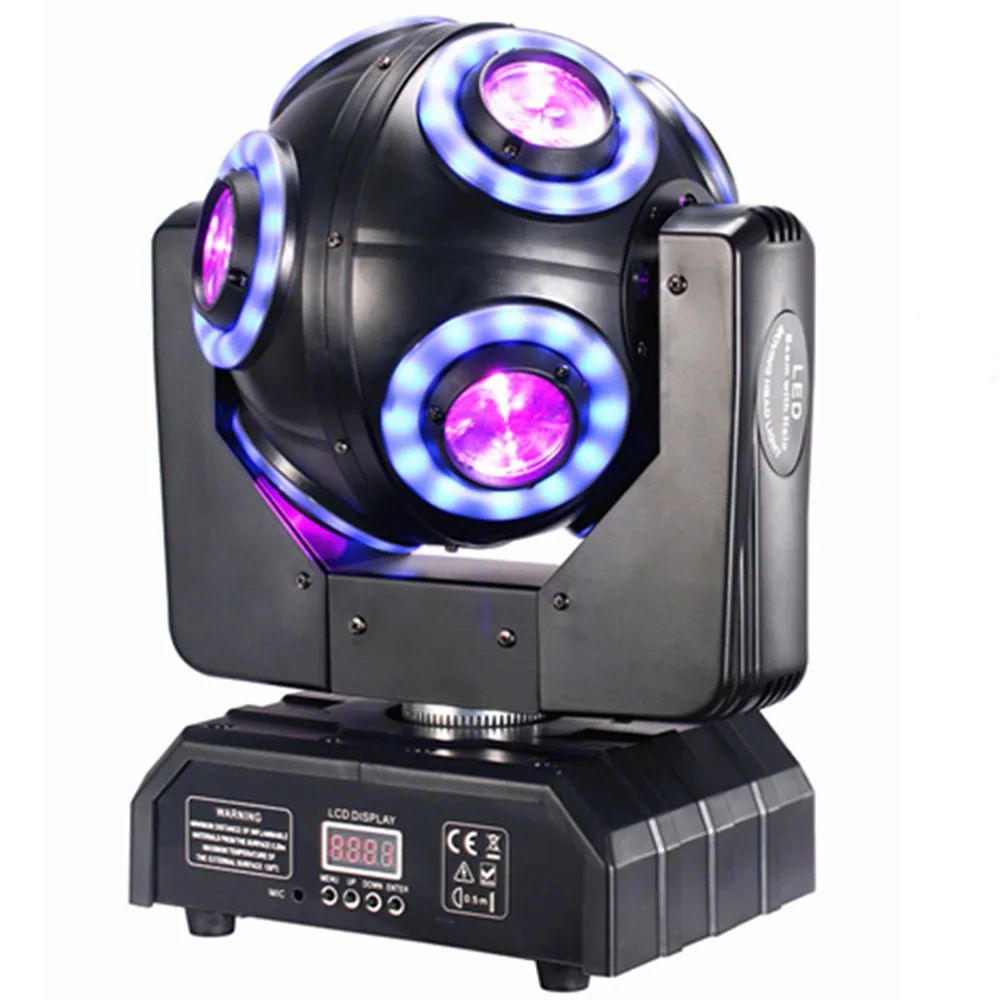 LED 150w Moving Head 8x15W Beam Light with Halo RGBW 4in1 LE