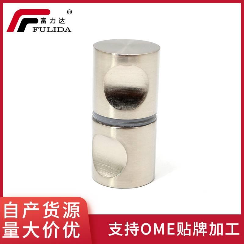 简约浴室玻璃门拉手可代加工玻璃推拉门小拉手厂家直销锌合金拧手