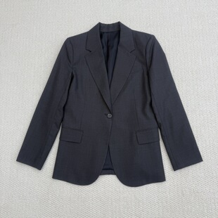 2025秋冬新品 西装 女装 羊毛混纺单粒扣修身 P0201109 薄款 Th同款