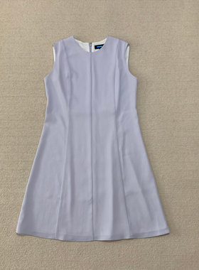 Th夏季女装 【清货】 三醋酯纤维混纺无袖竖纹背心连衣裙N0509629