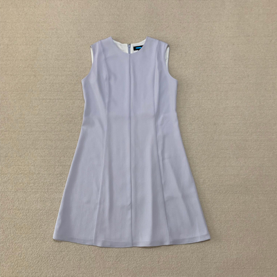 Th夏季女装 【清货】 三醋酯纤维混纺无袖竖纹背心连衣裙N0509629