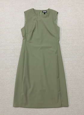 [Good Wool] Th 系列女装 羊毛混纺圆领无袖修身连衣裙 J0701615