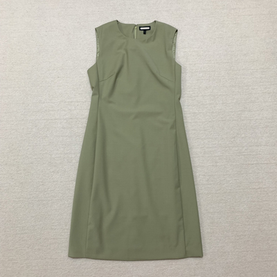 OL通勤收腰裙羊毛纯色无袖