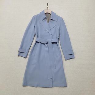 经典 风衣外套 延续 三醋酯混纺垂坠感收腰中长款 J0709411 Th女装