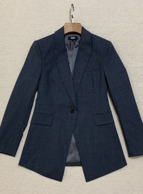 [Good Wool]Th女装 一粒扣羊毛混纺修身西装 H0101113