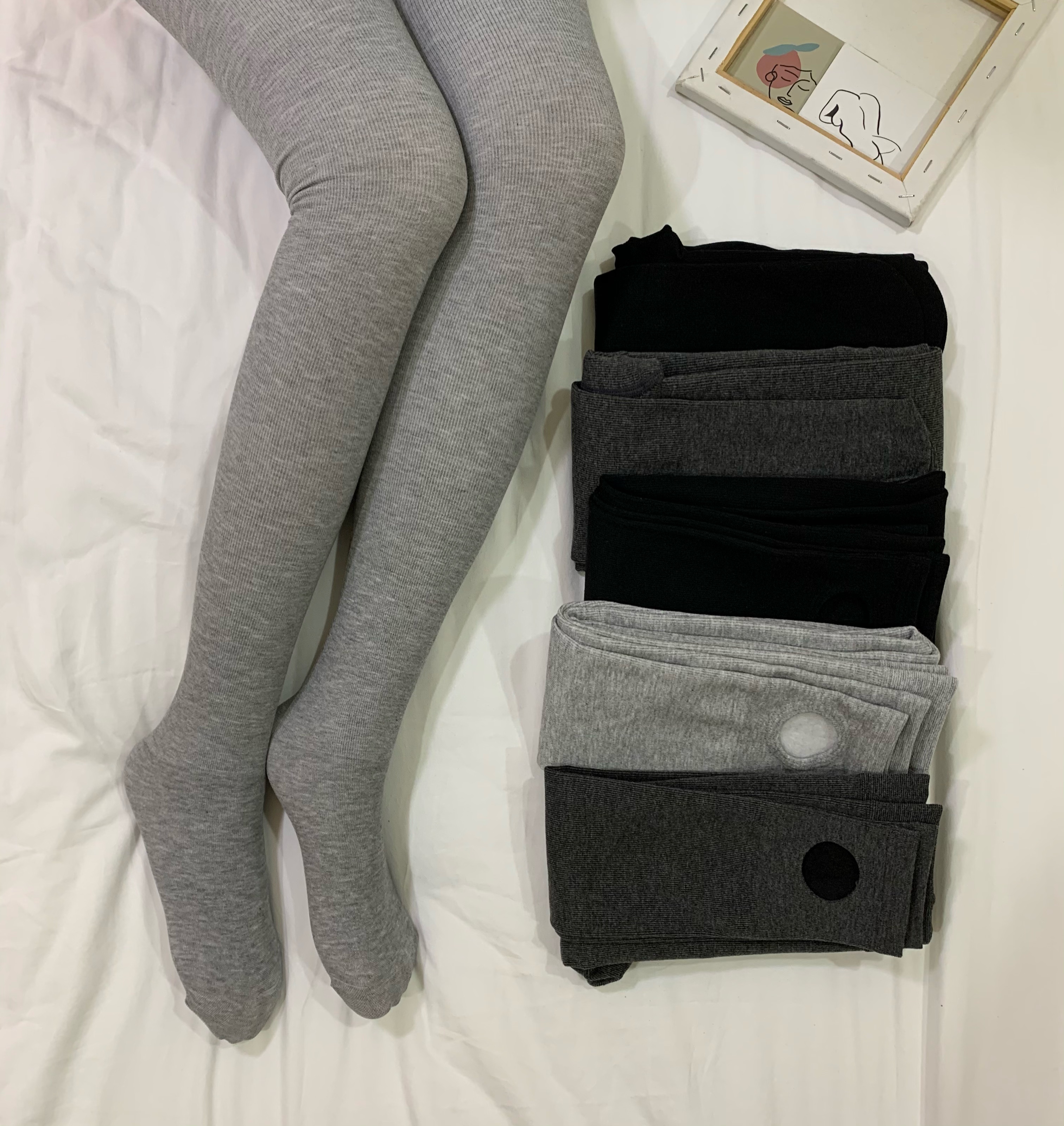 Real shot real price Plush Leggings women wear warm pantyhose look thin legged Leggings women