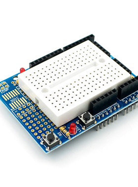 ProtoShield 原型扩展板 含mini面包板 插件冲冲适用于UNO-R3