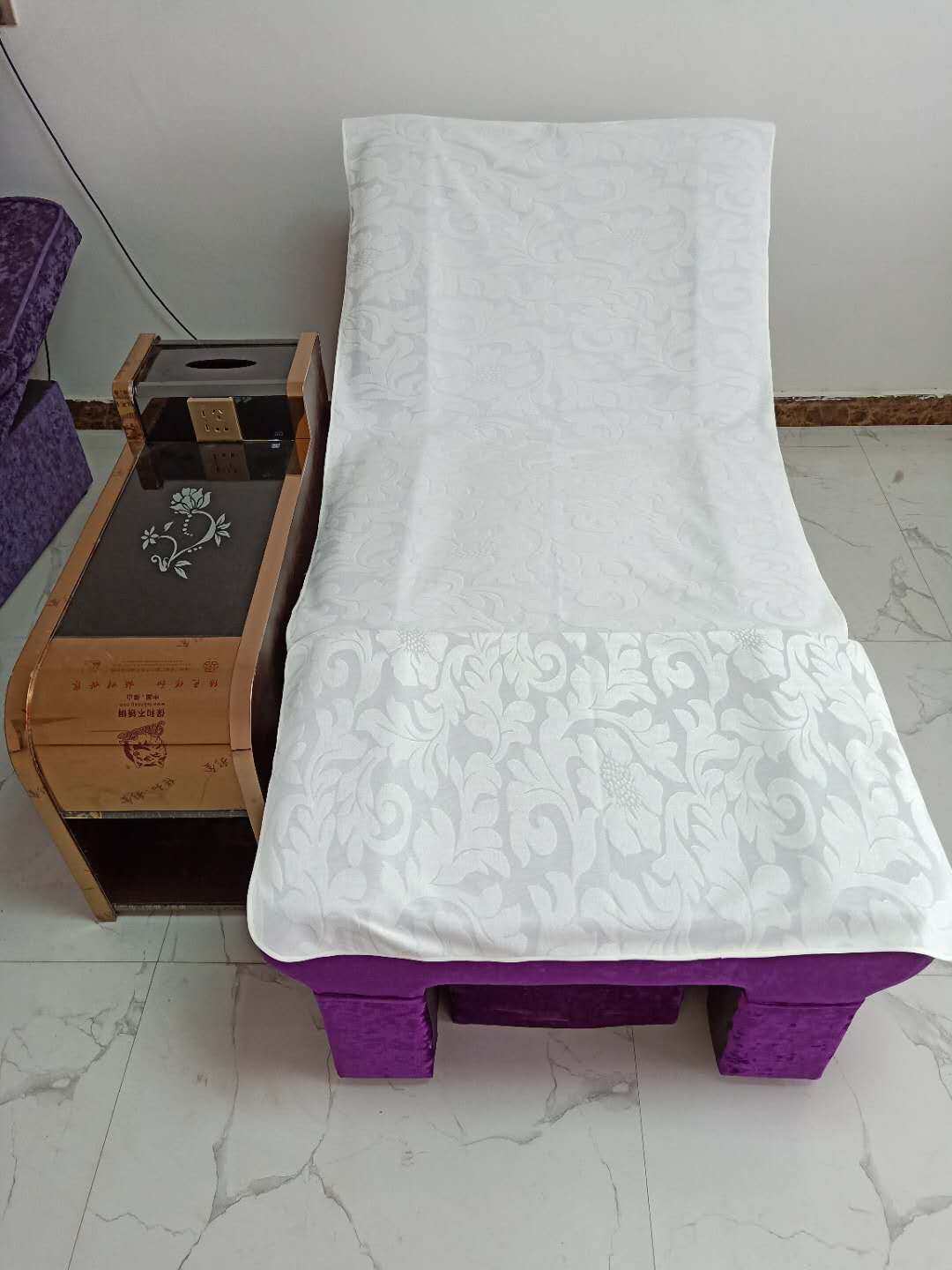 按摩椅靠背足浴沙发巾定制美甲