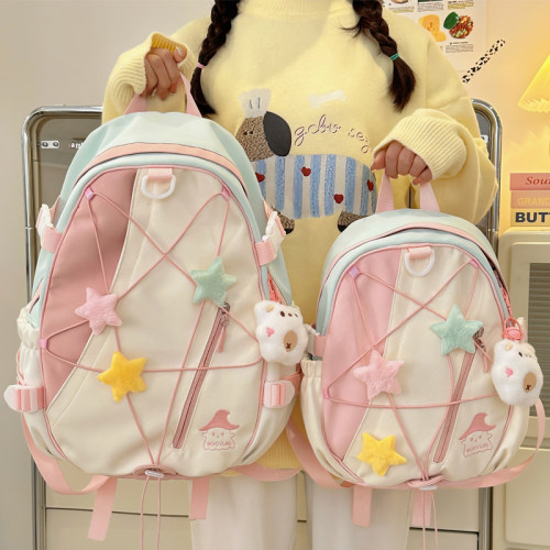 日系ins书包女大学生双肩背包