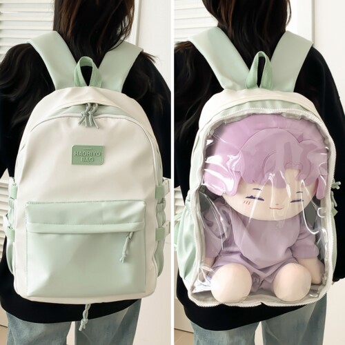 牧司休闲校园背包女生双肩包痛包