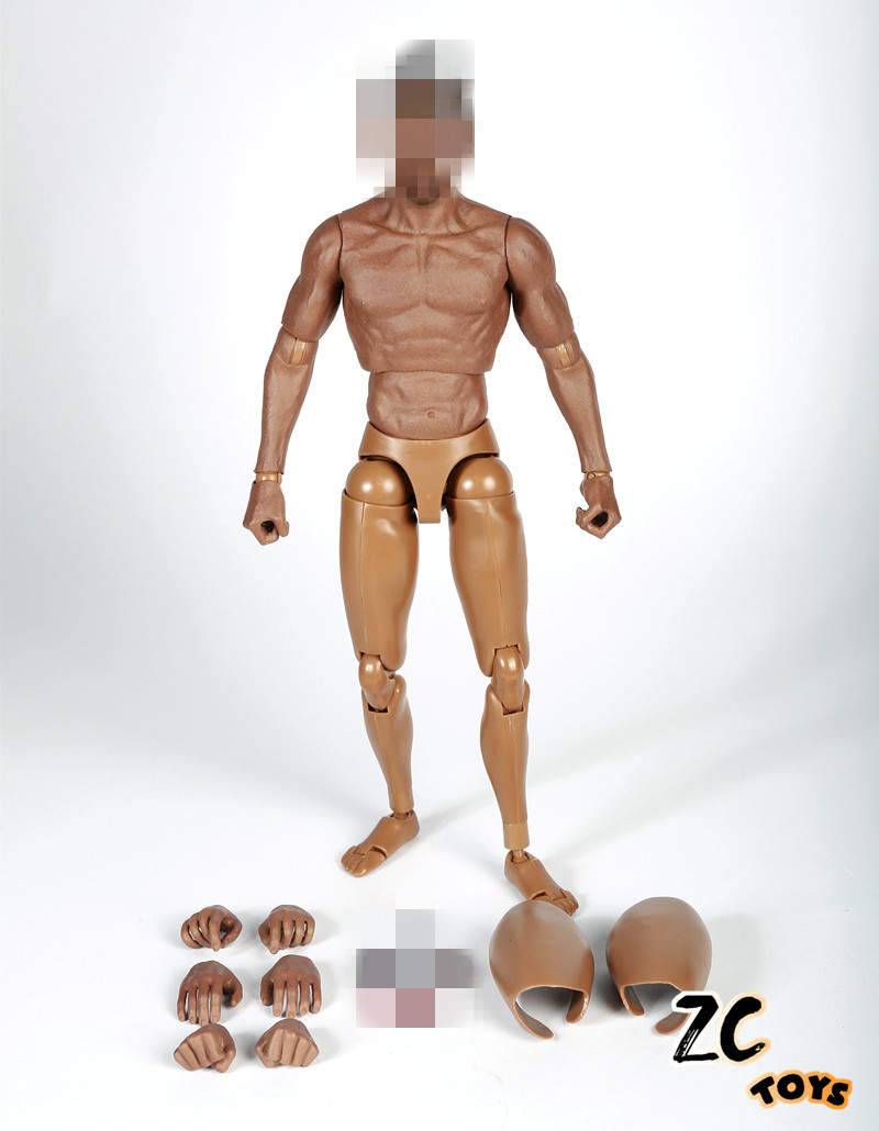 ZCTOYS 1/6兵人S006 黑人素体 超可动关节素体 适合猎鹰黑豹 现货