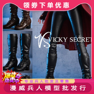 两用长短靴 子 现货 18X02 6兵人偶鞋 潮流皮靴 vstoys 作战靴