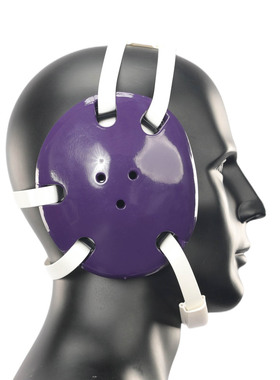 GEYI摔跤护耳,柔术护耳,MMA护耳.摔跤耳罩,配下巴带紫色(成人款)