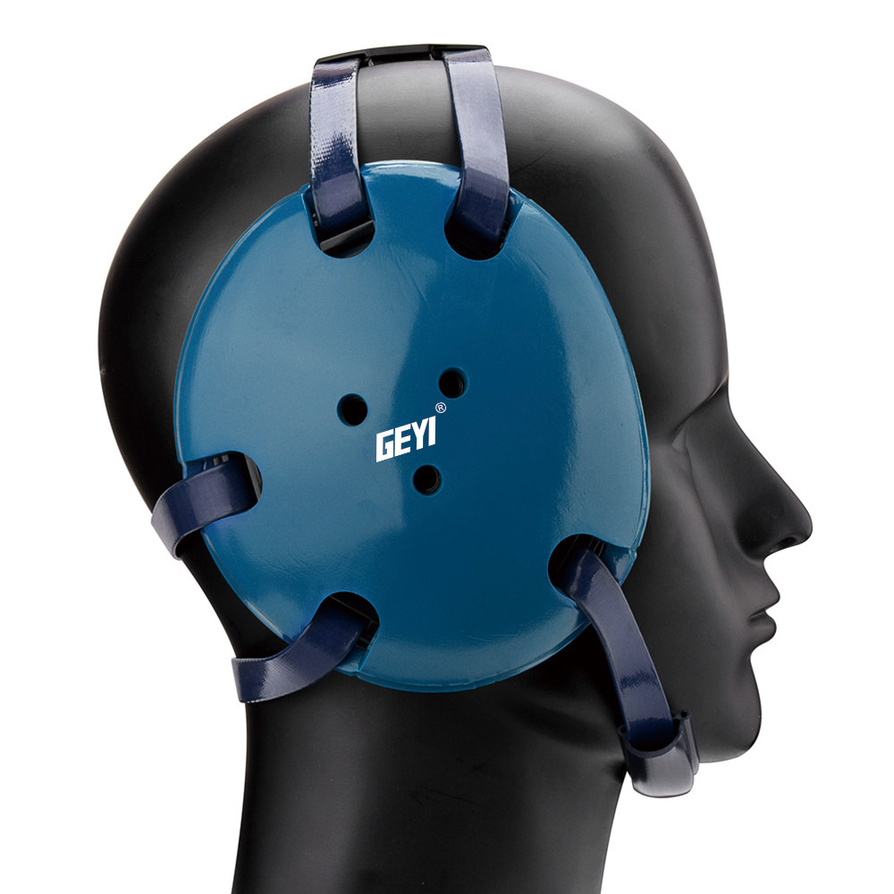 geyi摔跤护耳,柔术护耳,综合格斗护耳,mma护耳.配下巴软垫蓝色