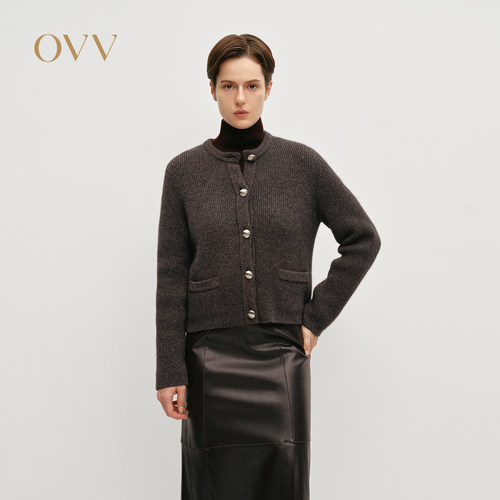 经典圆领 单排扣身 羊毛混纺