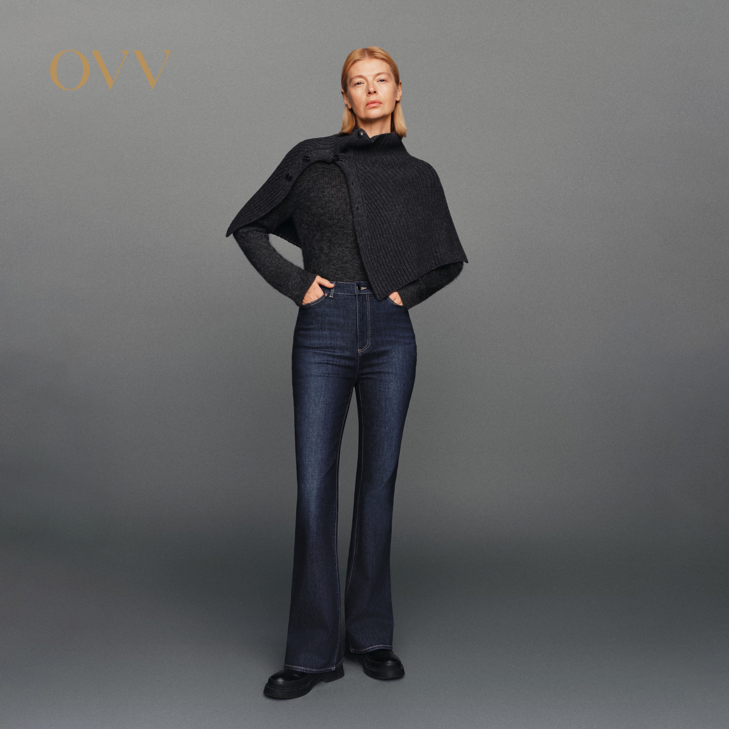 进口面料 修身微喇 时髦休闲