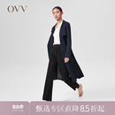 女装 OVV春夏热卖 风衣 重磅真丝 弹力双乔简洁腰带款